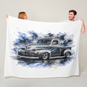 American Muscle Car Fleece Blanket