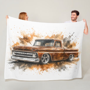 American Muscle Car Fleece Blanket