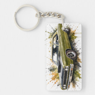 American Muscle Car Keychain