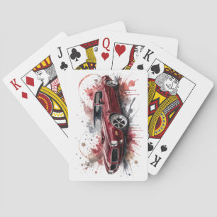 American Muscle Car Playing Cards