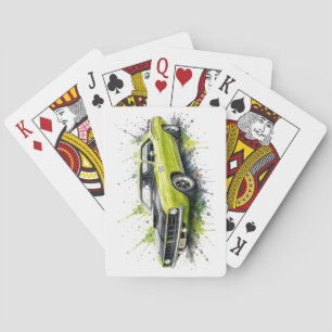 American Muscle Car Playing Cards