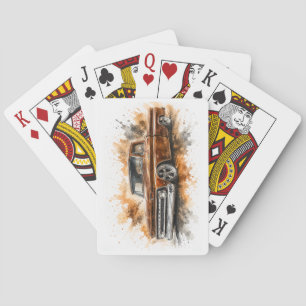 American Muscle Car Playing Cards