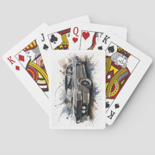 American Muscle Car Playing Cards