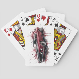 American Muscle Car Playing Cards