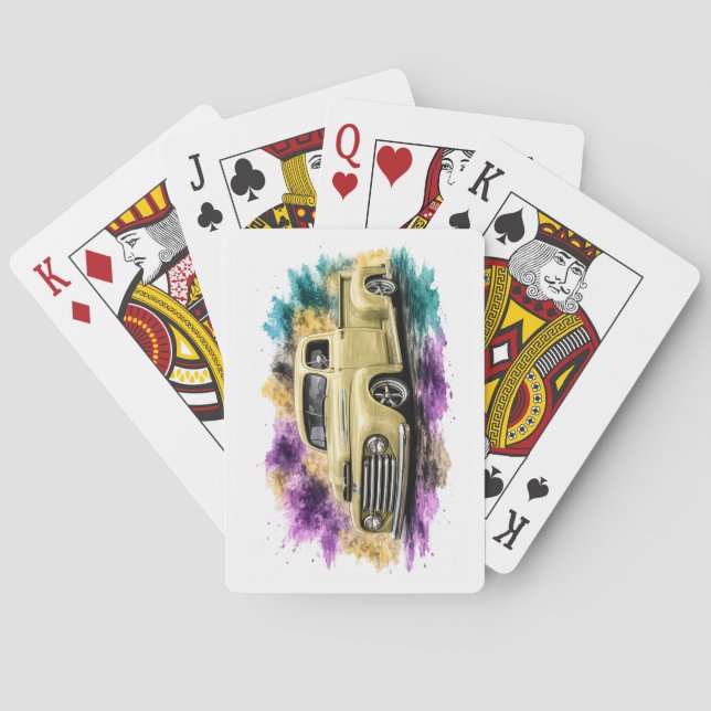 American Muscle Car Playing Cards (Back)