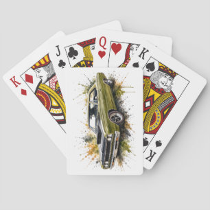 American Muscle Car Playing Cards
