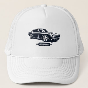 American Muscle Car Silhouette Tee Trucker Hat