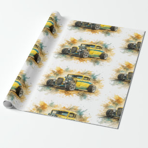 American Muscle Car Wrapping Paper