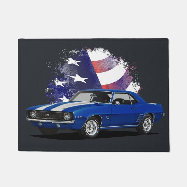 American Muscle Head On Doormat (Front)