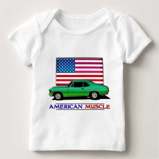 American Muscle Hotrod Baby T-Shirt