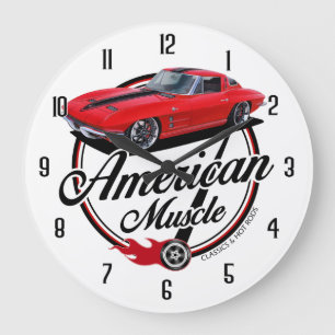 American Muscle Stingray Large Clock