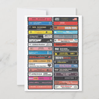 American Music - USA Anthems Cassette Print Postcard