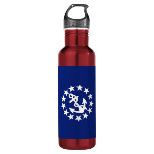 American Nautical Yacht Flag Anchor Stars 710 Ml Water Bottle
