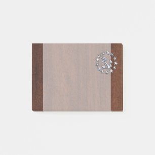 American Nautical Yacht Flag Wet Look Post-it Notes