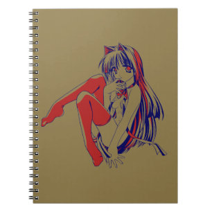 American Neko Catgirl Furry Anime Loli Slave Notebook