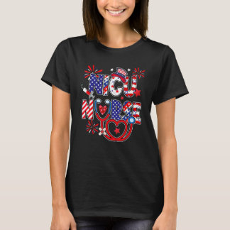 American NICU Nurse 4th Of July Nurse Life 1 T-Shirt