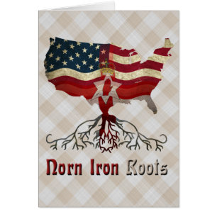 American Northern Irish Roots Card