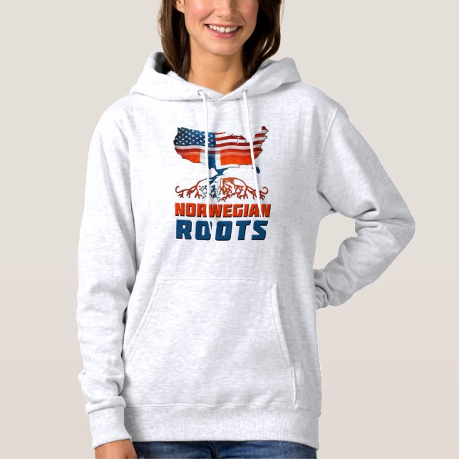 American Norwegian Roots Hoodie (Front)