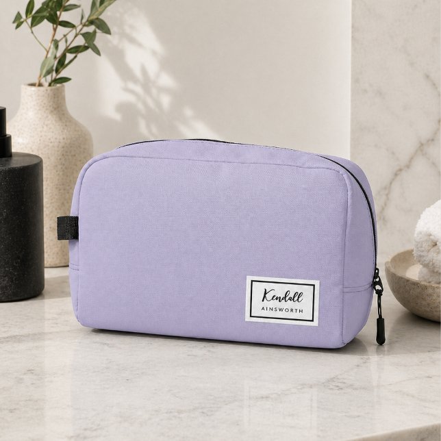 American Nostalgia Classic Simple Minimal Lilac Dopp Kit (Creator Uploaded)