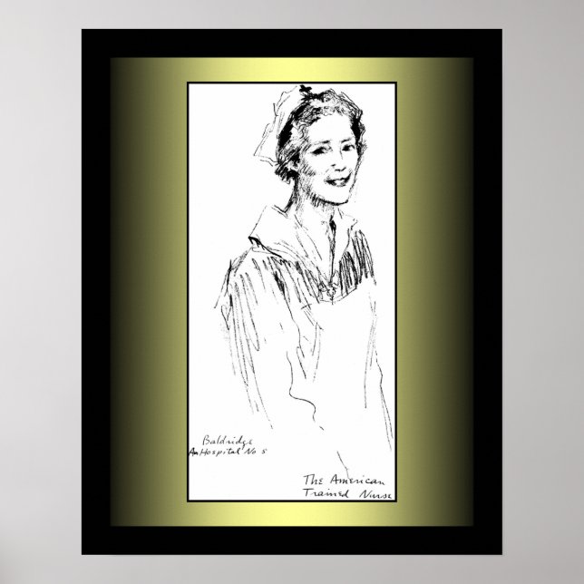 American Nurse ~ Angel Of Mercy ~ World War One ~ Poster (Front)