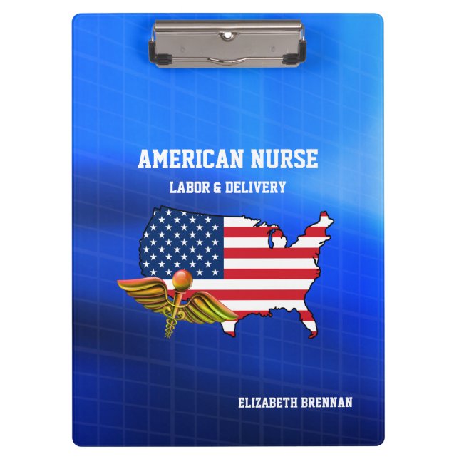 American Nurse | Labour & Delivery Clipboards (Front)