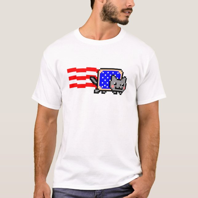 American Nyan Cat® Shirt~! T-Shirt (Front)