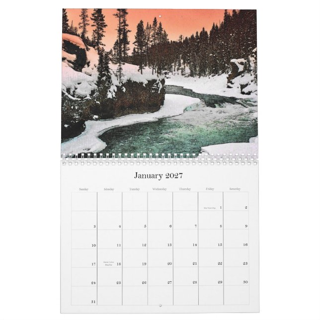American Odyssey Calendar (Jan 2027)