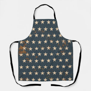 American Old Glory 4th of July Stars Apron