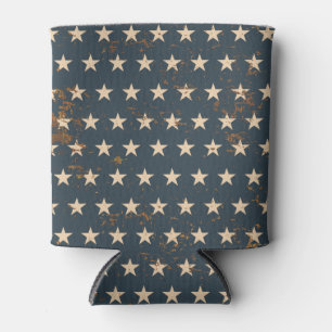 American Old Glory 4th of July Stars Can Cooler