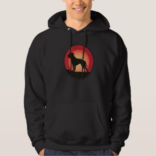 American Old Southern White Bulldog Retro 4 Hoodie