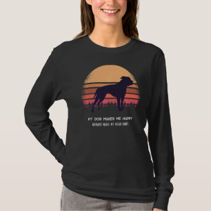 American Old Southern White Bulldog Retro  6 T-Shirt