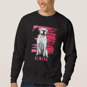 American Old Southern White Bulldog Vintage 15 Sweatshirt