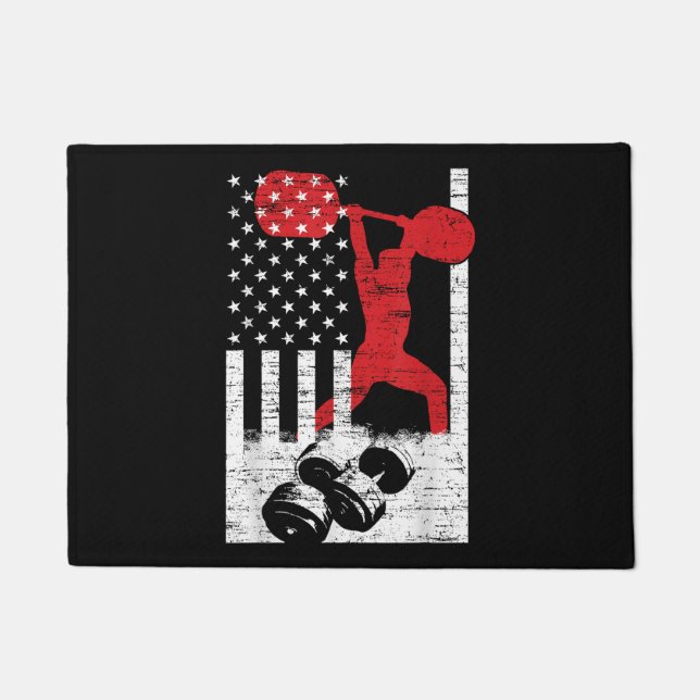 American Olympic Weightlifting Doormat (Front)