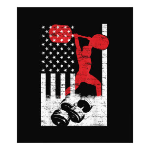 American Olympic Weightlifting Photo Print