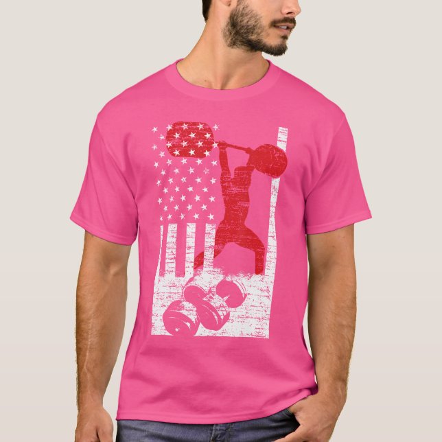 American Olympic Weightlifting T-Shirt (Front)