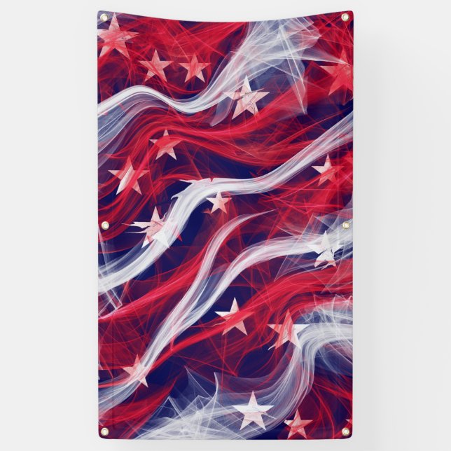 American Outdoor Banner with Metal Grommets (Vertical)