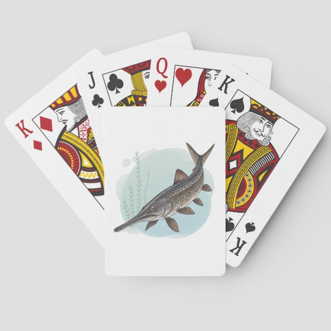 American Paddlefish Playing Cards (Back)