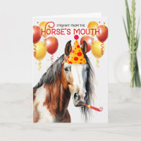 American Paint Pinto Horse Funny Birthday