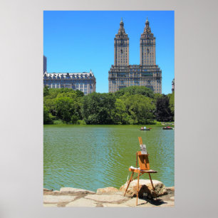 American painting poster