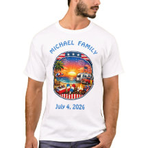American party matching tee shirts