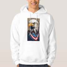 American Patriot Bald Eagle T-Shirt Design