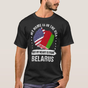 American Patriot Belarus Flag American Belarusian T-Shirt