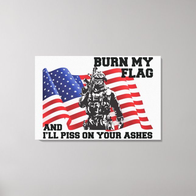 American Patriot  Canvas Print (Front)