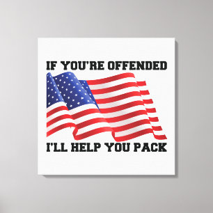 American patriot canvas print