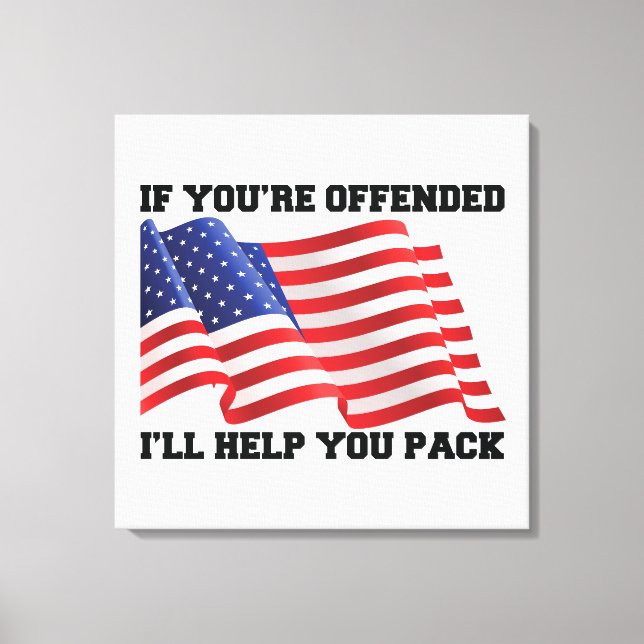 American patriot canvas print (Front)