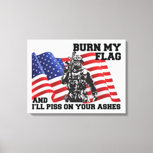 American Patriot  Canvas Print (Front)
