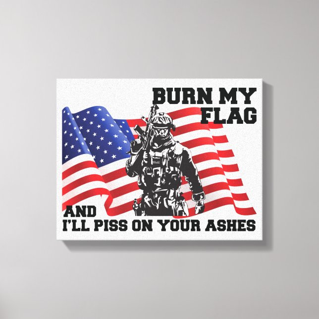 American Patriot Canvas Print (Front)