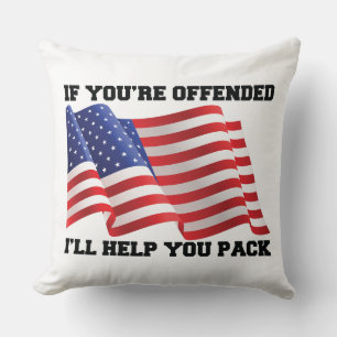American patriot cushion