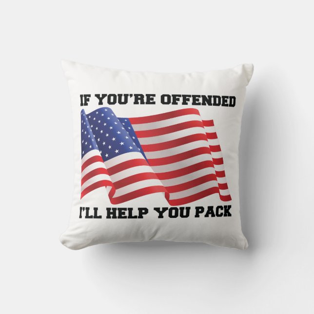 American patriot  cushion (Front)