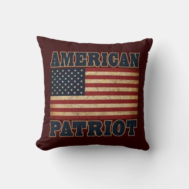 American Patriot Flag Cushion (Front)